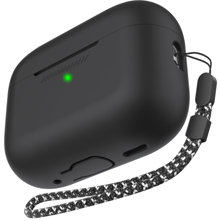 Per AirPods Pro 2 AhaStyle PT187 Custodia protettiva monopezzo in silicone con custodia per cordino Per AirPods Pro 2 AhaStyle PT187 Custodia protettiva monopezzo in silicone con custodia per cordino